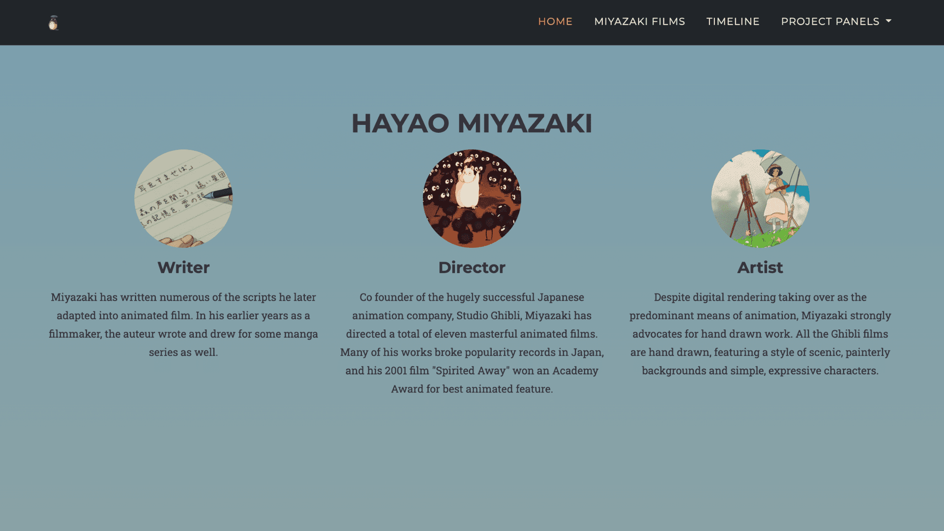 Miyazaki Website